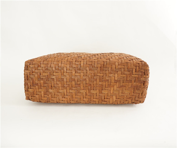 Lサイズ 山葡萄 蔓 かごバック かご 籠 巾着 網代編み 職人の手作り かご かご