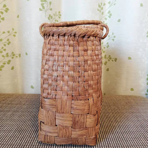 山葡萄 籠 バック 網代編 かご やまぶどう籠・美品 カゴ やま