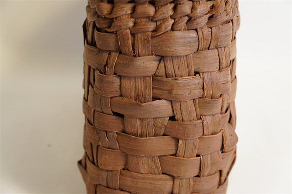 乱れ編み 山葡萄 かご　籠 バッグ 一番皮 中布と内ポケット付き かごバッグ 一番皮 中布と内ポケット付き