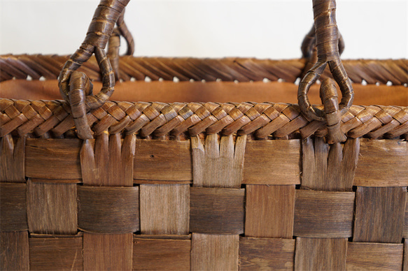 山胡桃木 かごバック 山葡萄　籠バック 新品・やまぶどう籠・美品 