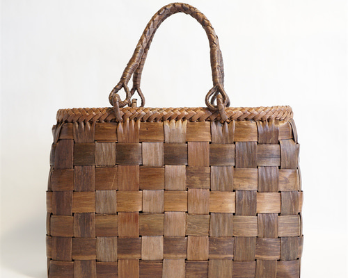 山胡桃木 かごバック 山葡萄 籠バック 新品・やまぶどう籠・美品