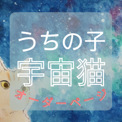 ※休止中【受注販売】うちの子宇宙猫 1枚目の画像