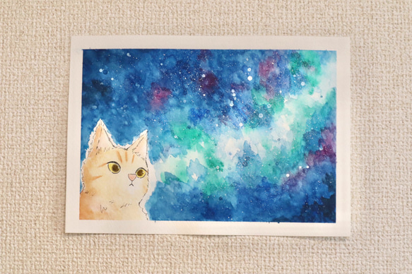 ※休止中【受注販売】うちの子宇宙猫 2枚目の画像