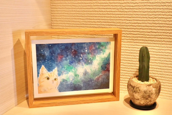 ※休止中【受注販売】うちの子宇宙猫 3枚目の画像