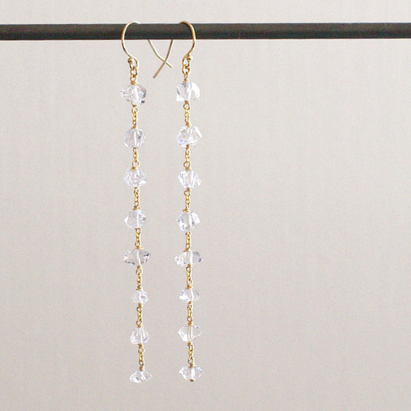 小果：Herkimer Crystal-1（耳環） Herkimer Crystal Earring 第6張的照片