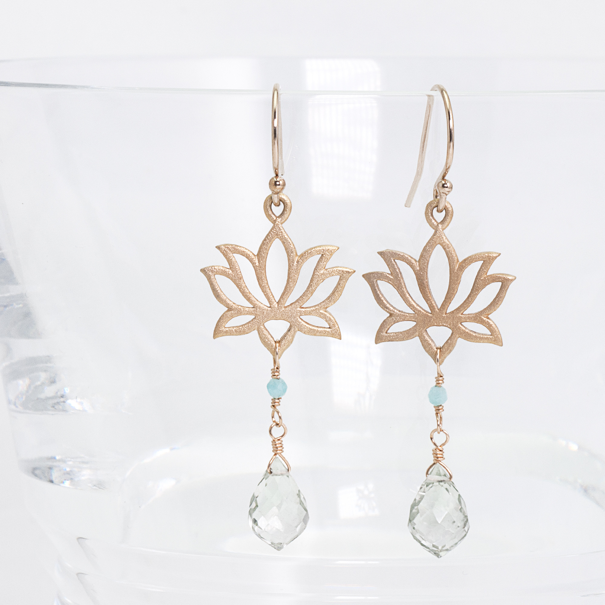 Lotus earring / 2colors