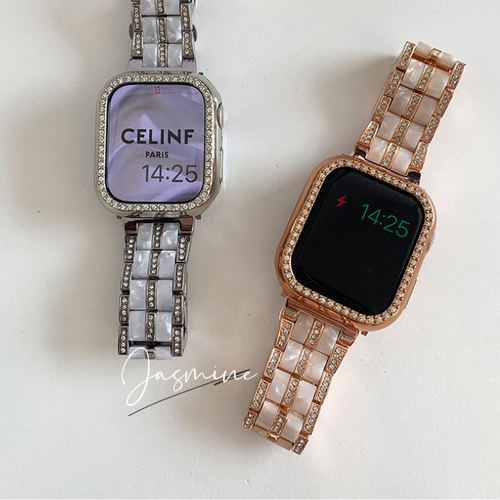 AppleWatch アップルウォッチ キラキラ ステンレスベルトバンド