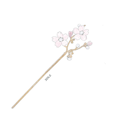 かんざし 簪✧桜 楽天市場】色が選べる 桜の枝 かんざし ヘアアクセサリー 髪飾り 簪 桜