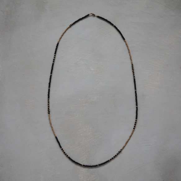 double necklace black 4枚目の画像
