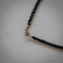 double necklace black 6枚目の画像
