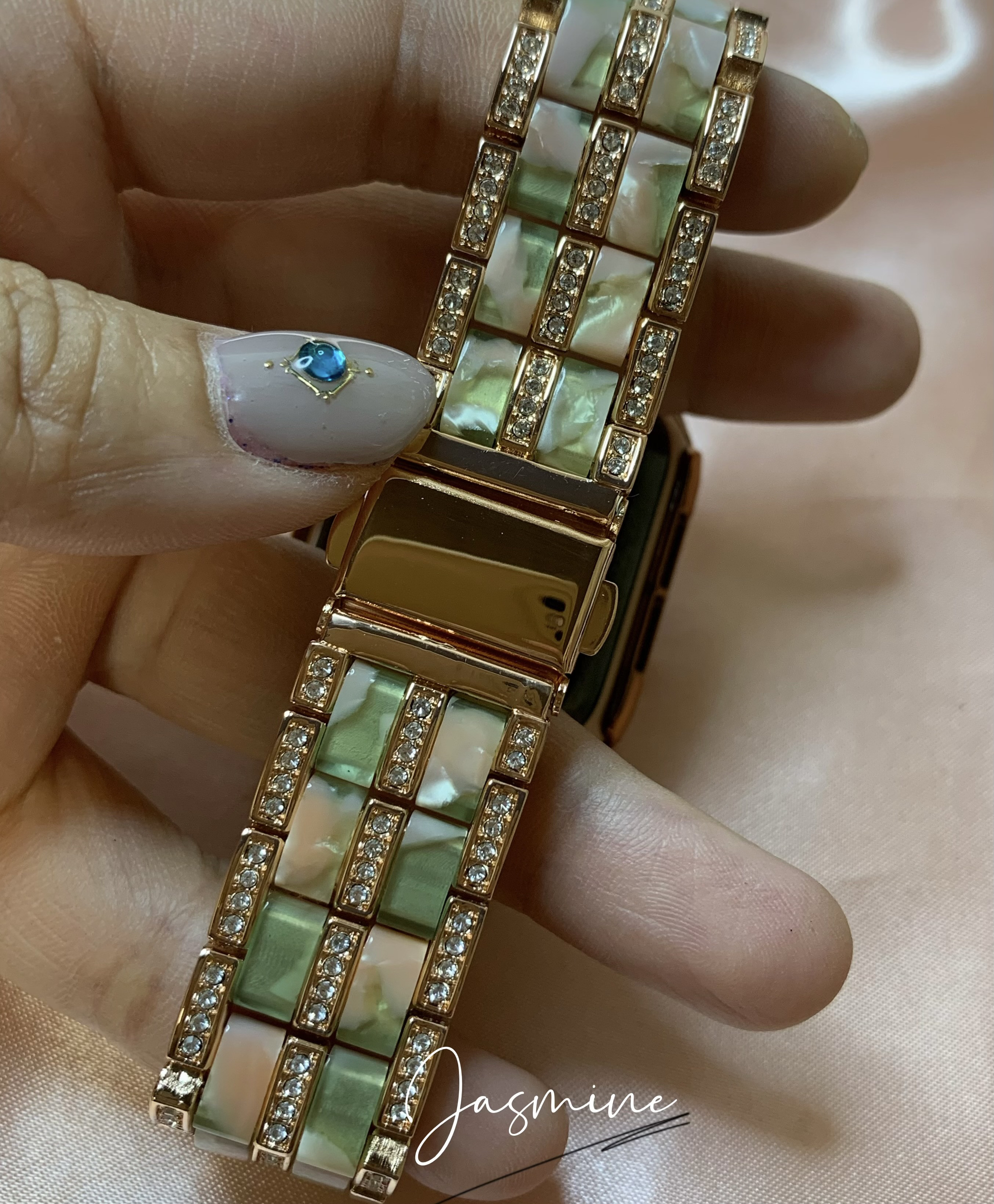 Apple Watch キラキラカバー &大理石柄　ベルト　バンド　セット　全サイズあり