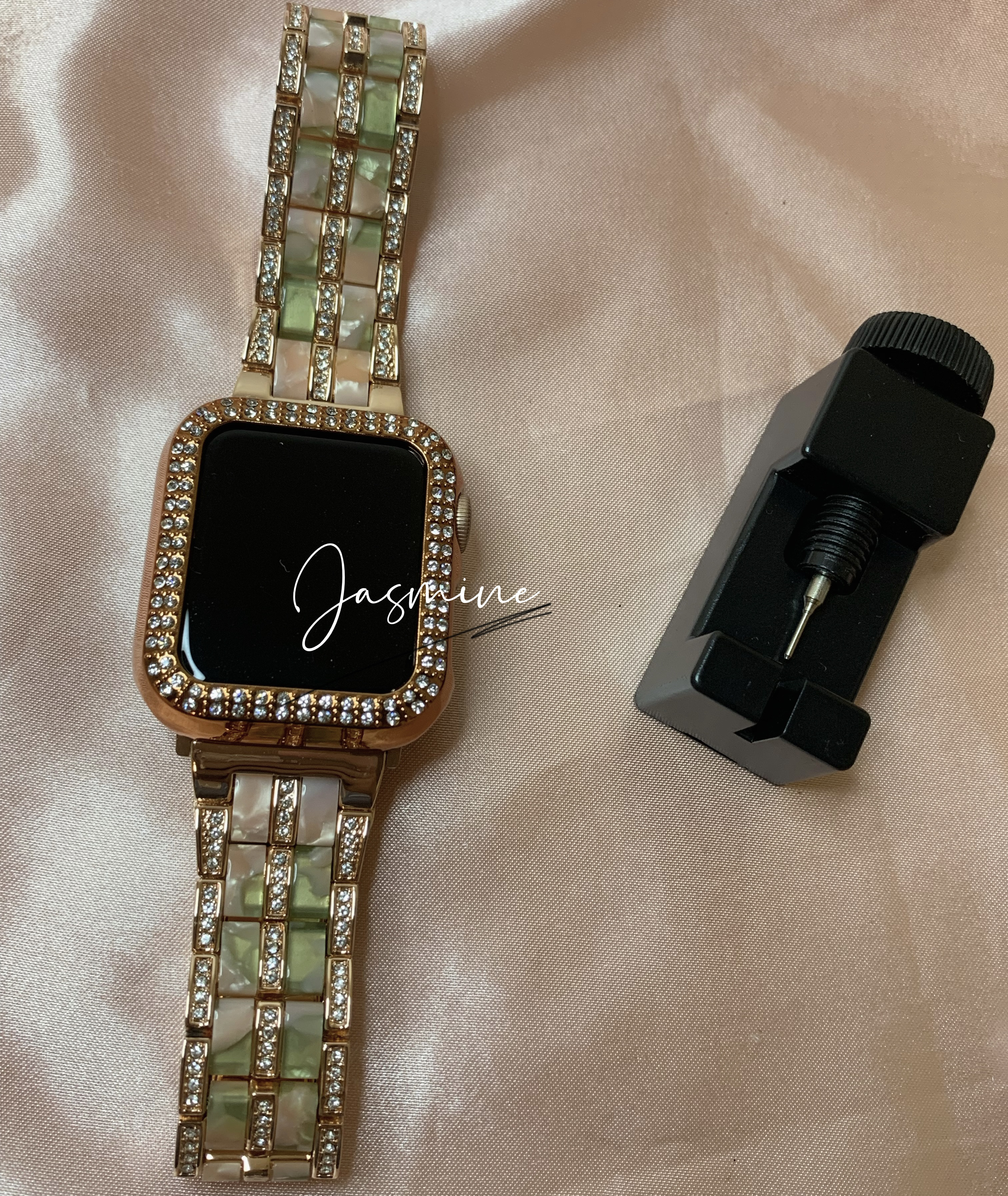 Apple Watch キラキラカバー &大理石柄　ベルト　バンド　セット　全サイズあり