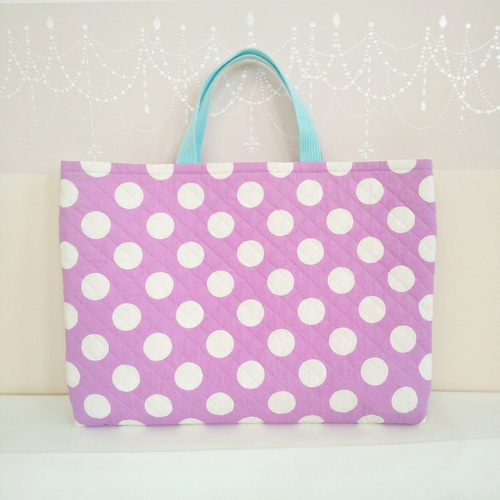 【お名前刺繍】 入園　入学　セット　レッスンバッグ　女の子　リボン　パープル レッスンバッグ 入園入学6点セット❀刺繍 〜トウシューズと