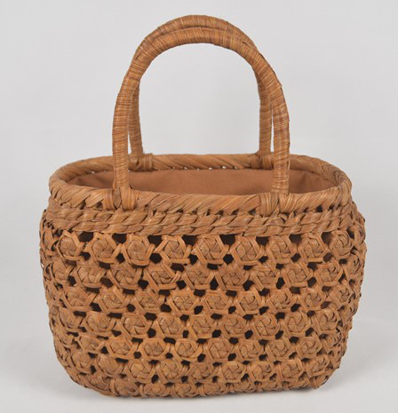 薔薇バラ編み 山葡萄 籠 かご バッグ かごバッグ やまぶどう