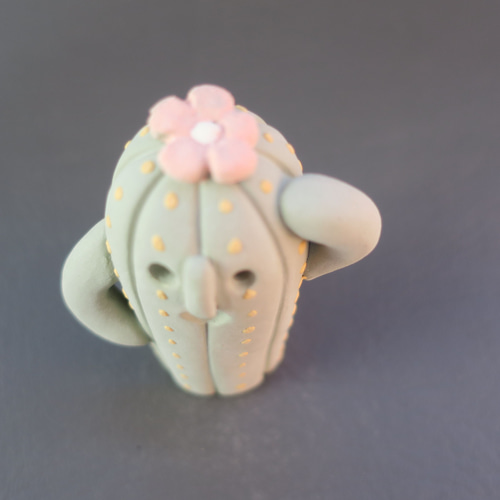 はにわ「花サボテンちゃん」 立体・オブジェ はにわ堂 通販 15496282