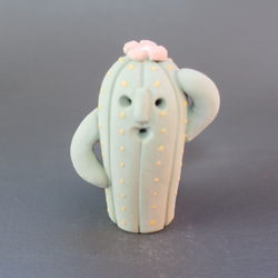 はにわ「花サボテンちゃん」 立体・オブジェ はにわ堂 通販 15496282