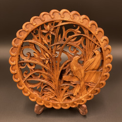 【値下げしました】中国美術風 龍と雲の彫刻 石皿 アンティーク調 値下げしました】中国美術風 龍と雲の彫刻 石皿 アンティーク調