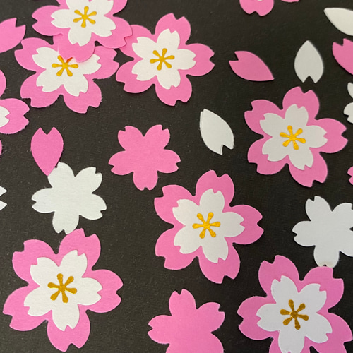 クラフトパンチ 桜 アルバム 春 壁面飾り さくら その他素材 melon