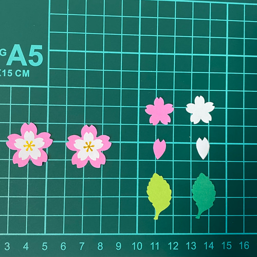 クラフトパンチ 桜 アルバム 春 壁面飾り さくら その他素材