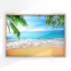 砂浜！海！B1サイズ　送料無料　可愛い　インテリアポスター　ポスターインテリア 砂浜！海！B1サイズ 送料無料 可愛い インテリアポスター ポスター