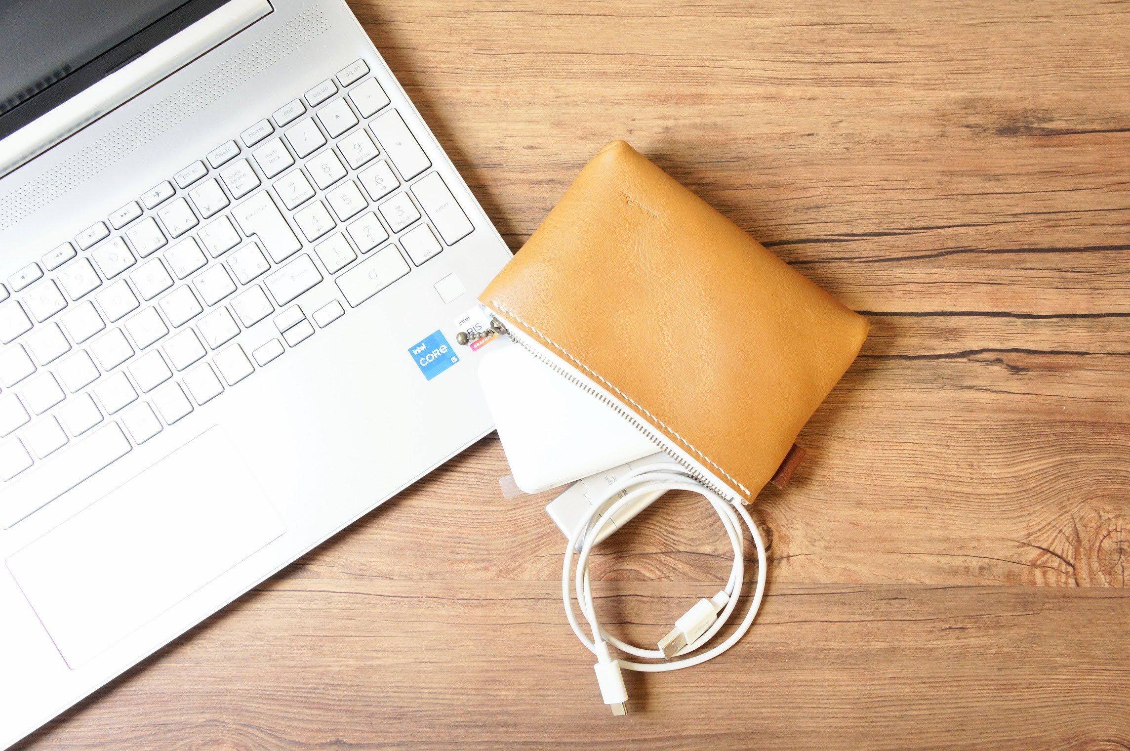 【カラーが選べる】まとめる大人の本革ミニポーチ/ファスナーポーチ/充電器入れ/ハンドクリーム/マルチポーチ/送料無料