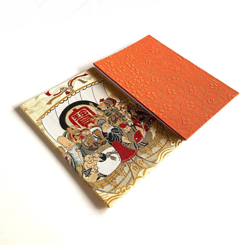 お値下げ!!【桐箱入り】西陣織 七福神 那智十福開運御宝印軸 再販】3冊限定 金襴織物御朱印帳 B5縦型 倍寸御朱印帳 『宝船