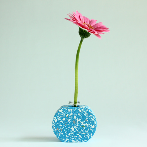 一輪挿し（サークル・ブルー） 一輪挿し・花瓶・花器 Risa Azuma 通販