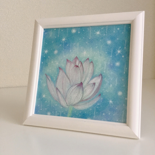 Pure」パステルアート ヒーリングアート インテリア パステル画 花