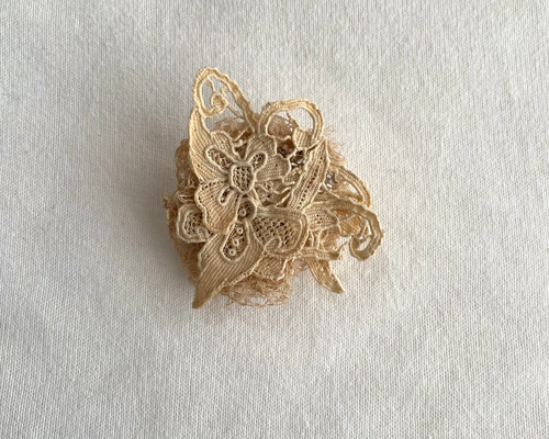 フランスアンティークレース - ブローチ france antique race - brooch