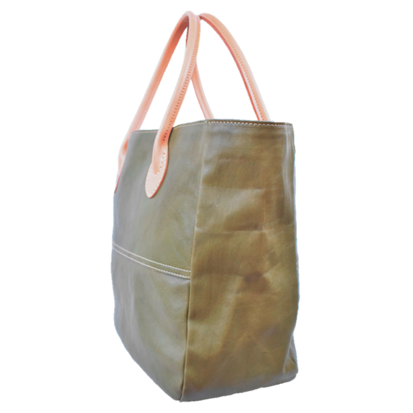 【全6色】栃木レザー Tote bag 05L  (レザートートバッグ) A4対応 7枚目の画像