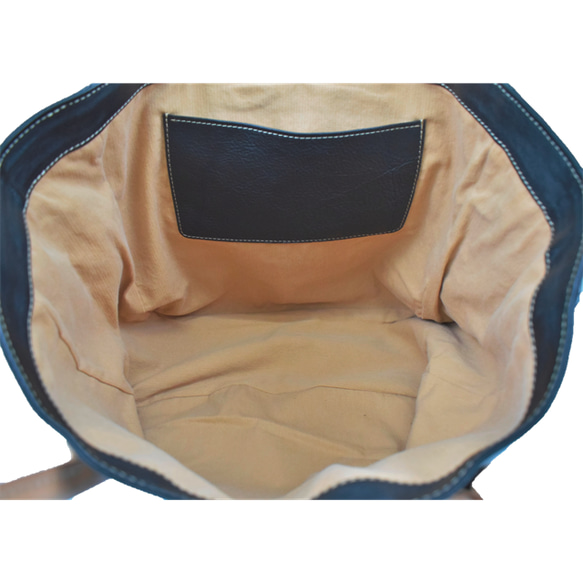 【全6色】栃木レザー Tote bag 05L  (レザートートバッグ) A4対応 3枚目の画像