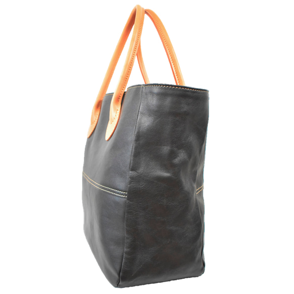 【全6色】栃木レザー Tote bag 05L  (レザートートバッグ) A4対応 2枚目の画像