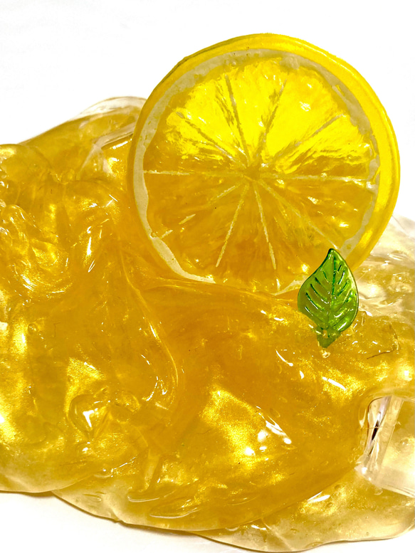 ハンドメイド　スライム　レモンジュース 2枚目の画像