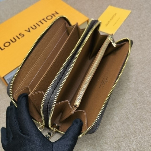 人気茶色ダブル☆Louis vuittonルイヴィトンメンズ さいふ長財布 長