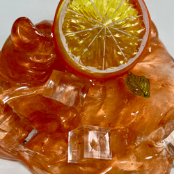 ハンドメイド　スライム　オレンジジュース 2枚目の画像
