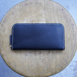 【全7色】栃木レザー Round zip wallet 01 経年変化が美しい (ラウンドジップウォレット/長財布) 15枚目の画像