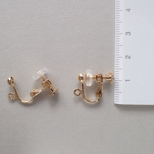 14kgf＊ハート ローズクォーツ ピアス ピアス（フック・チェーン