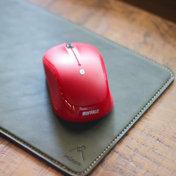 栃木レザー　Mouse pad 01(レザーマウスパッド) 5枚目の画像