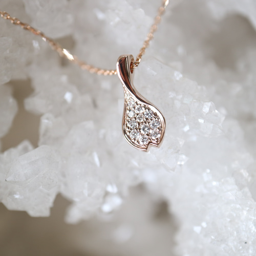 桜の花びらメレダイヤ/ネックレス ネックレス・ペンダント YUDA 通販