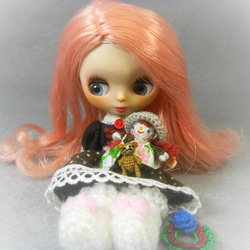 カントリードール風な編み人形さんのシート（ミニチュア編みぐるみ） 7枚目の画像