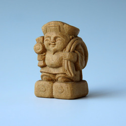 木彫 白檀の小さな大黒様 彫刻 啓秀館まさまさ 通販 15498263｜Creema