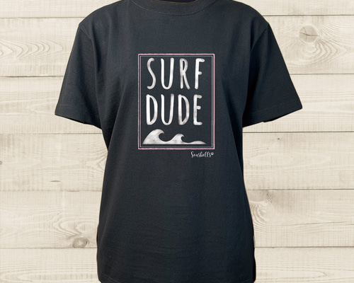 オリジナルTシャツ 波モチーフ ハンドメイド 74d43f8624ec14bfb59daeffe67aa5