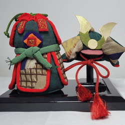 うさぎのお雛様(大) 2 座布団(赤)付き ちりめん ひな人形・雛飾り