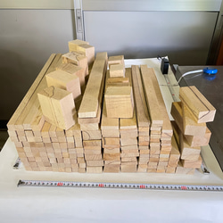 樫 乾燥材 端材 平 角 21kg(Ｄ10) 杭 DIY 木工 彫刻 柄 ばち 薪 2枚目の画像