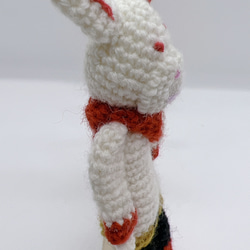 カウボーイに憧れる強くなりたいウサギの指人形 2枚目の画像