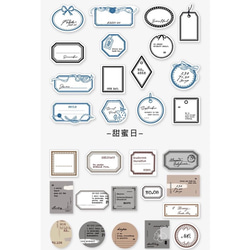 【P46】コラージュ 素材 紙ものセット 海外 シート 便箋ラベル メモ帳 ミニメモ メモパッド 3枚目の画像