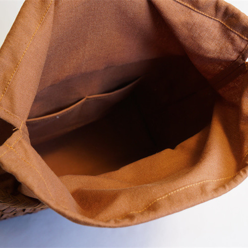 山葡萄 籠 かごバッグ カゴ 網代編み 中布と内ポケット付き 匠の技