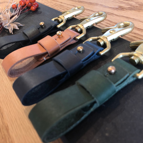 本革 レザーストラップ 真鍮金具 その他アクセサリー taka 通販