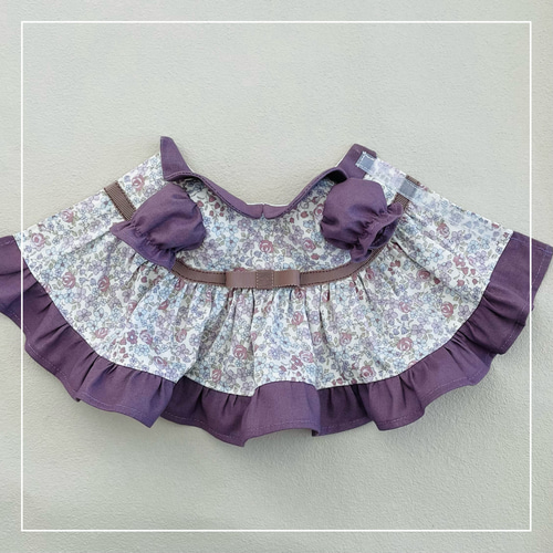 メルちゃん服 ソランちゃん 可愛いウサギ柄 ワンピース 靴付き4