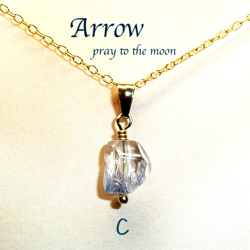 超希少＊良い縁を引き寄せる＊デュモルチェライトインクォーツネックレス＊14kgf ネックレス・ペンダント Arrow 通販｜Creema(クリーマ)  15500150